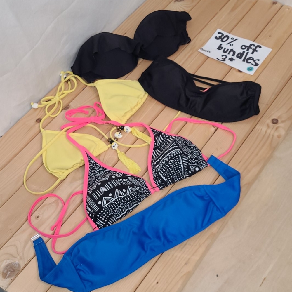 5 szS bra tops misc brands used condition but cool